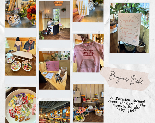 Embroidering for Bebé - A Philadelphia Baby Shower