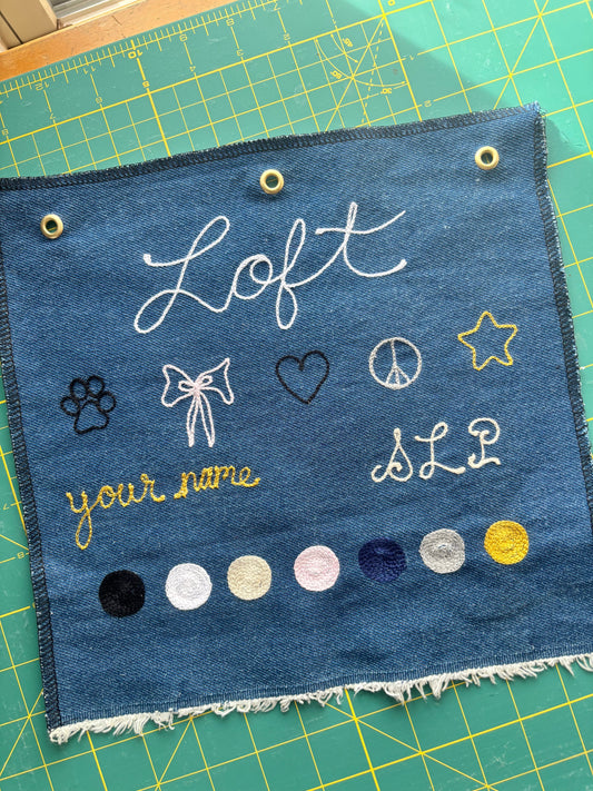 Chainstitch Embroidery Activation with LOFT