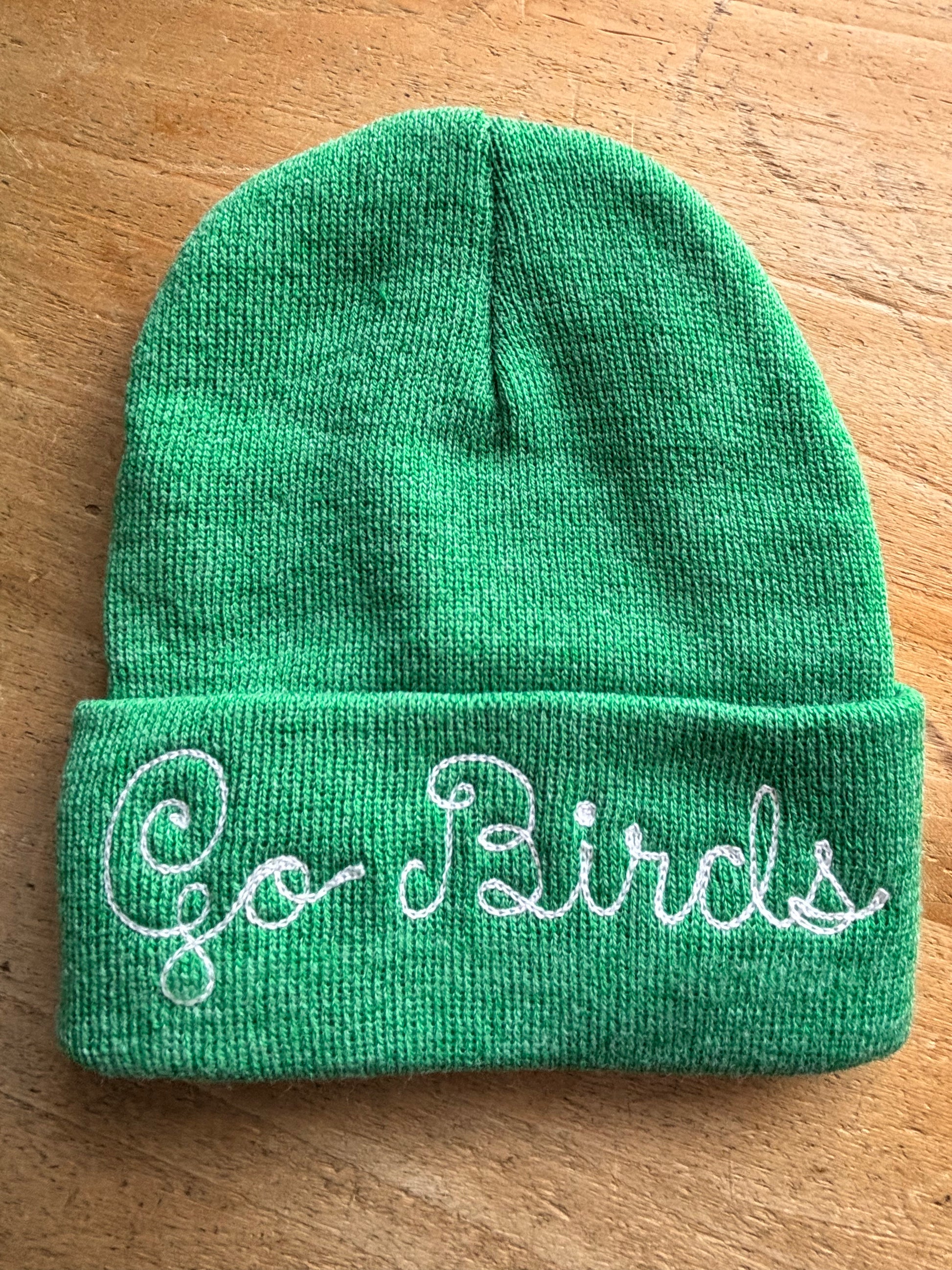 Go Birds Chainstitched Beanie – That Crafty One
